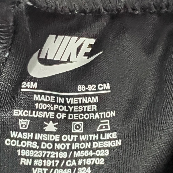 Nike set pink and Black shoo size 24 months - Picture 3 of 4